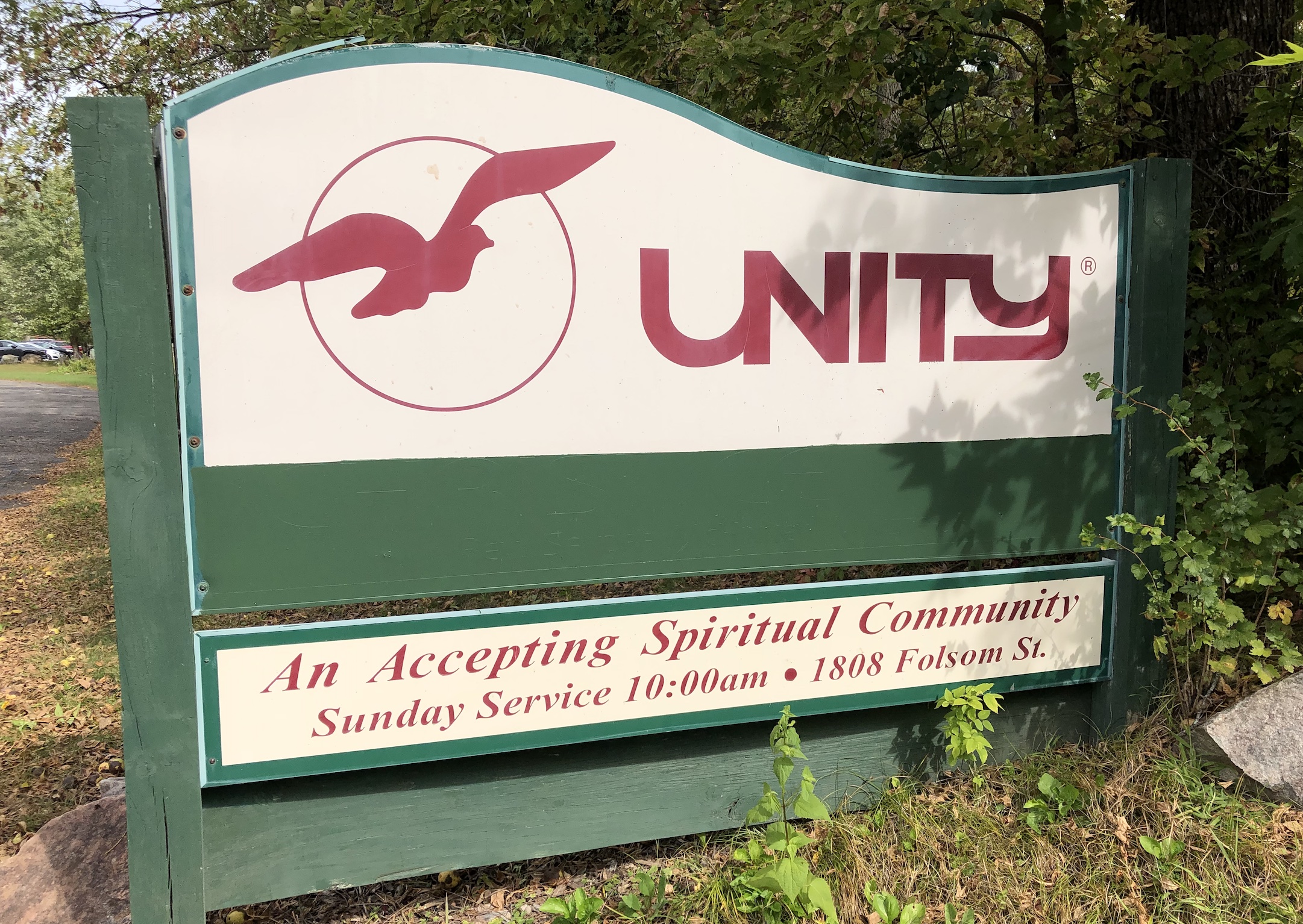Unity sign front