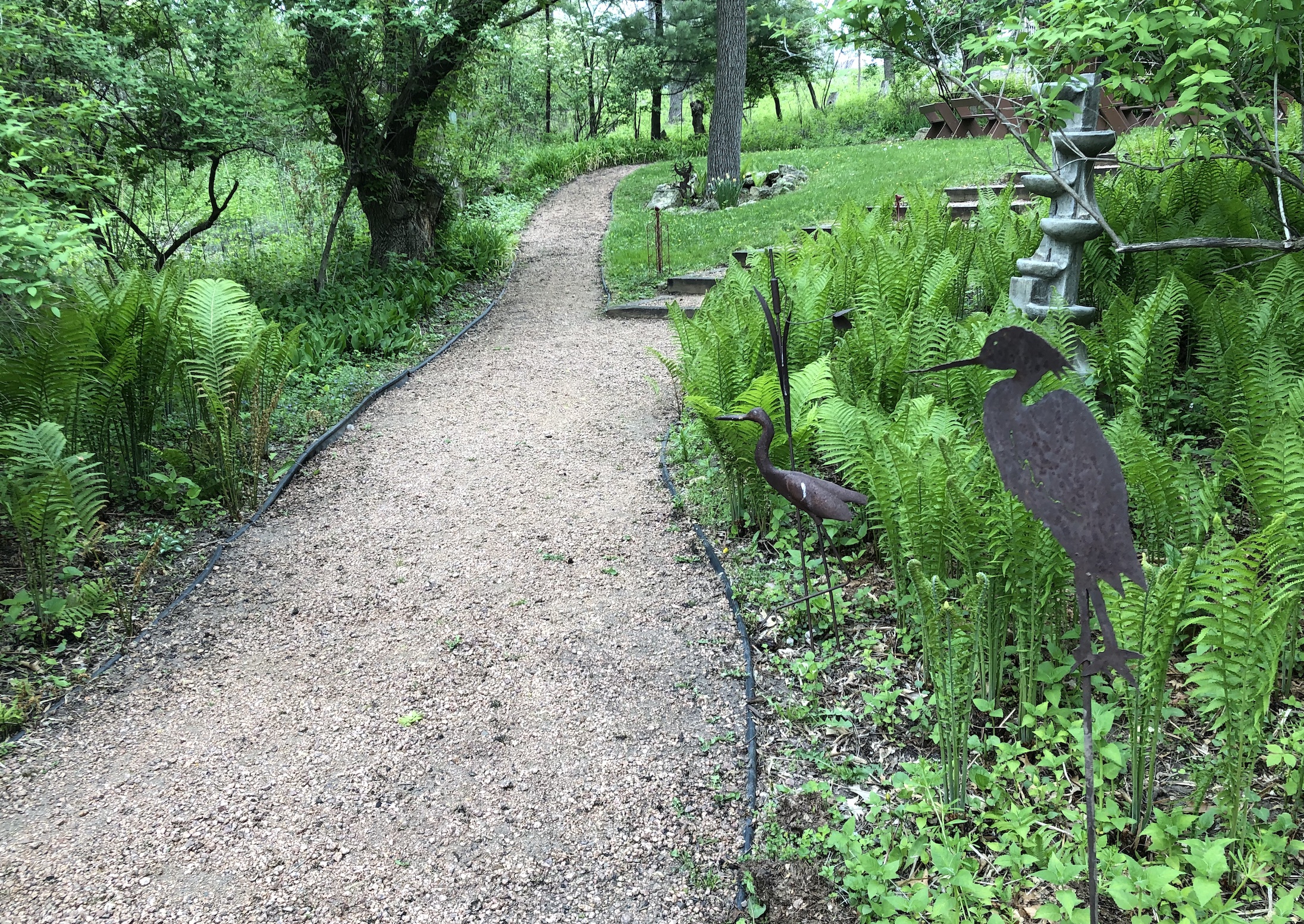 peace garden left side path